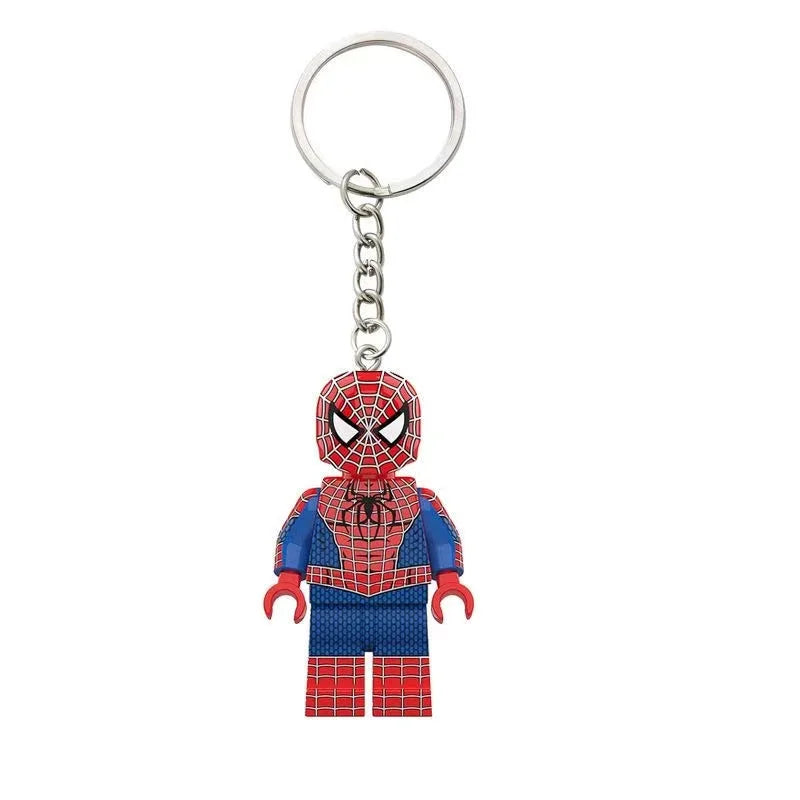 Llavero Spiderman tipo LEGO