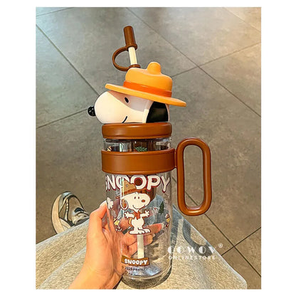 Vaso Snoopy 1 L con Popote