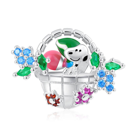 Snoopy en Canasta Charm