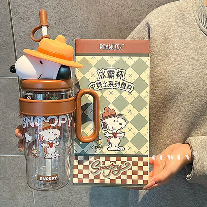 Vaso Snoopy 1 L con Popote