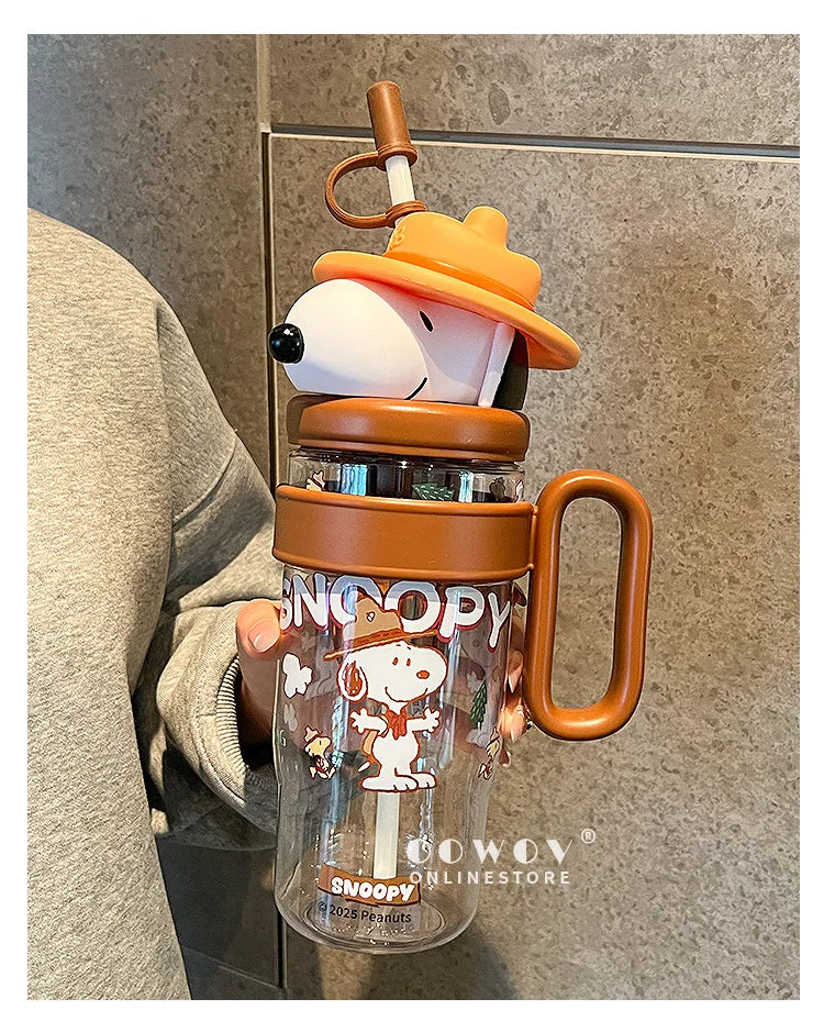 Vaso Snoopy 1 L con Popote