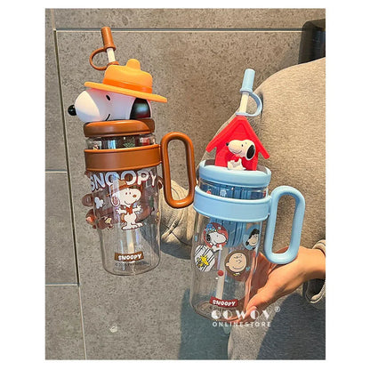 Vaso Snoopy 1 L con Popote