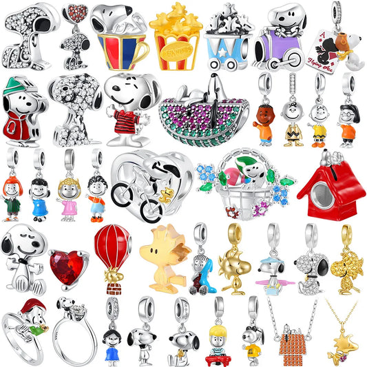 Charm Snoopy Plata .925
