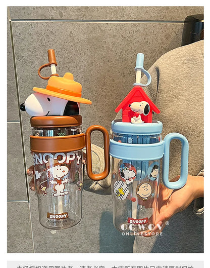 Vaso Snoopy 1 L con Popote