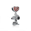 Snoopy Corazón Rojo Charms