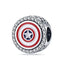 Escudo Capitán America con brillos Charm