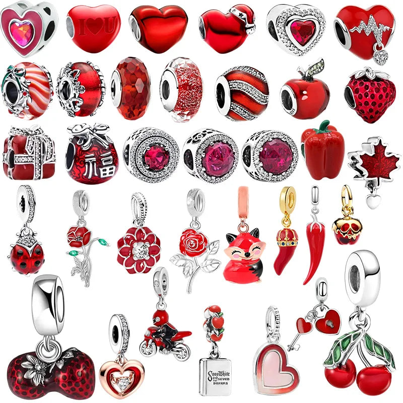 Charms colección rojo