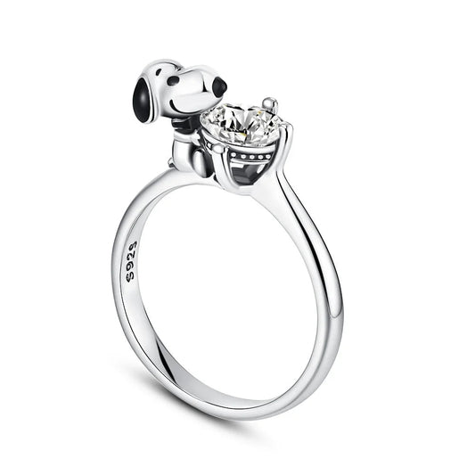 Anillo de Promesa Snoopy 💕  | El regalo que ella recordará siempre
