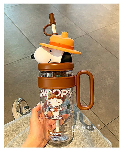Vaso Snoopy 1 L con Popote