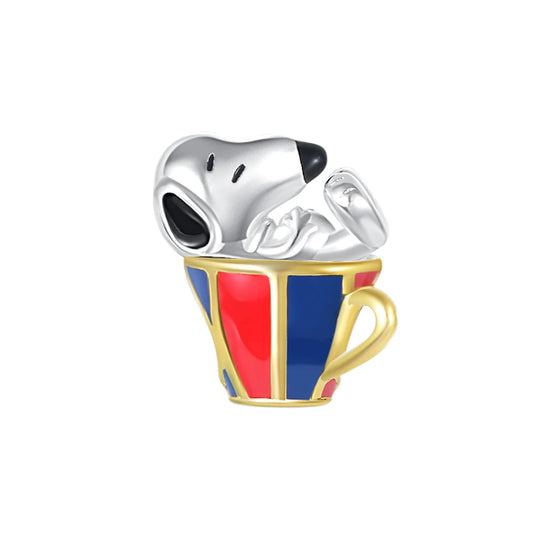 Snoopy en taza Charm