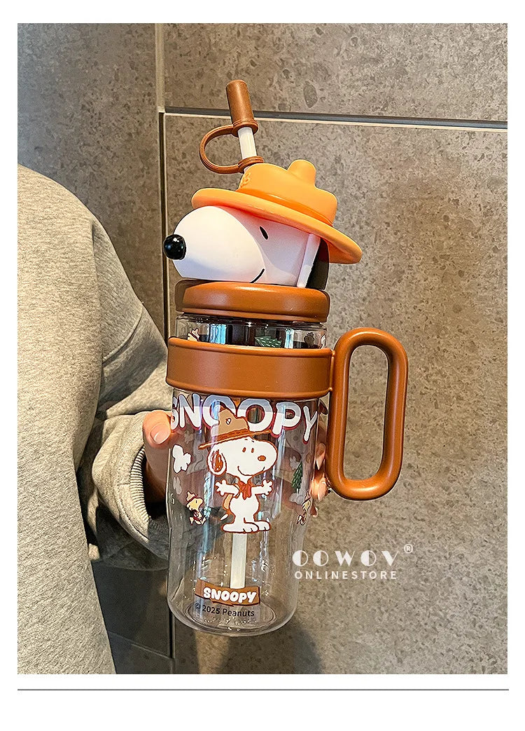 Vaso Snoopy 1 L con Popote