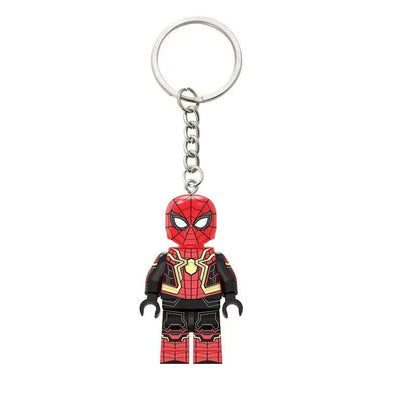Llavero Spiderman tipo LEGO